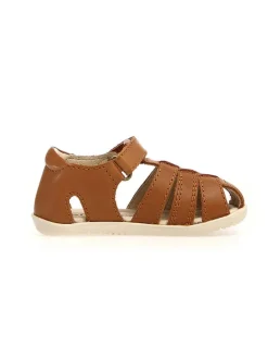 Naturino Sandalen|Sandalen·Halbsandalen^Leder-Halbsandalen in Hellbraun