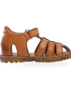 Naturino Sandalen·Halbsandalen^Leder-Halbsandalen in Hellbraun