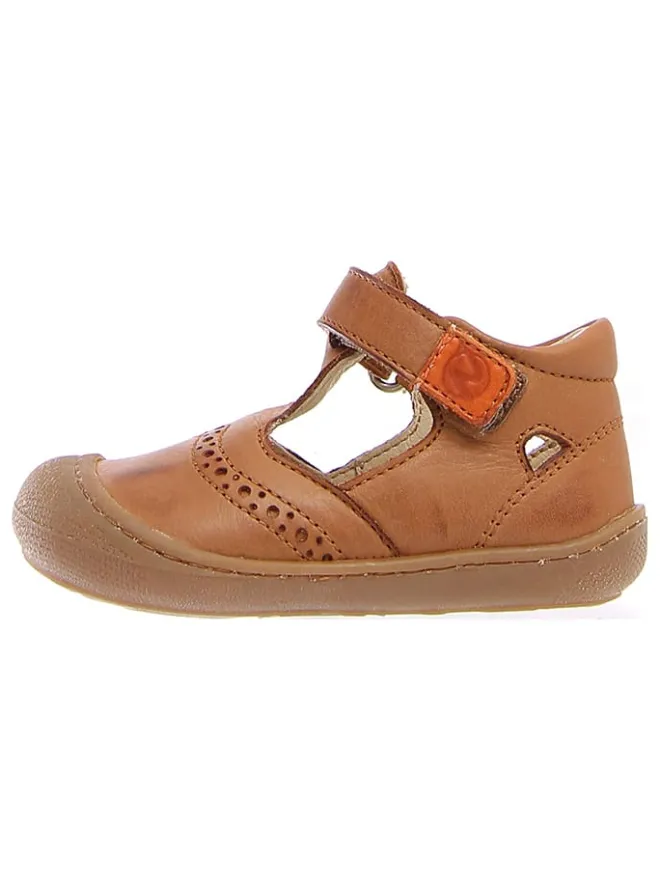 Naturino Sandalen|Sandalen·Halbsandalen^Leder-Halbsandalen in Hellbraun