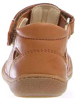 Naturino Sandalen|Sandalen·Halbsandalen^Leder-Halbsandalen in Hellbraun