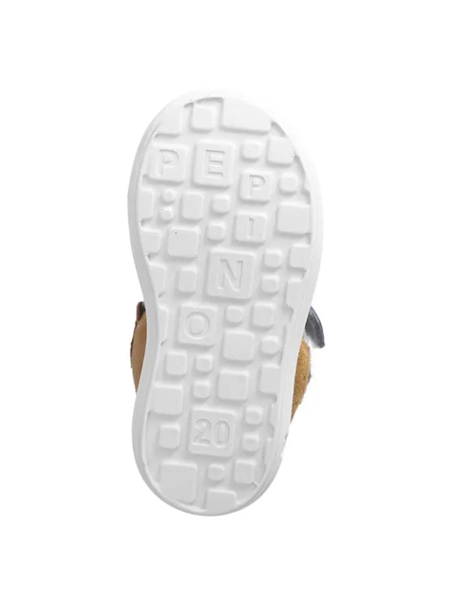 Leder-Halbsandalen in Hellbraun>PEPINO Discount