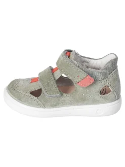 PEPINO Sandalen·Halbsandalen|Sandalen^Leder-Halbsandalen in Khaki