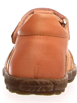 Leder-Halbsandalen in Lachs><noscript><img width=