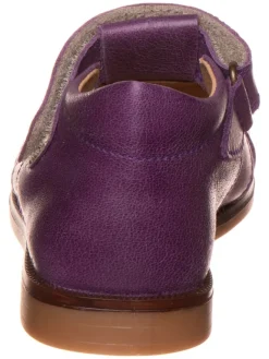 POM POM Sandalen·Halbsandalen^Leder-Halbsandalen in Lila