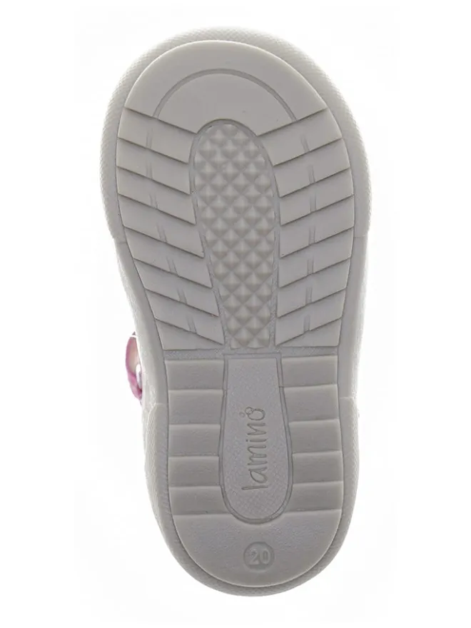 lamino Sandalen^Leder-Halbsandalen in Lila