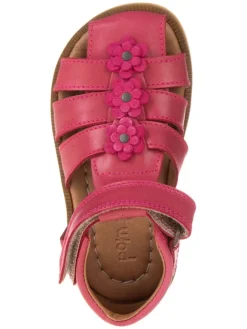 Leder-Halbsandalen in Pink><noscript><img width=