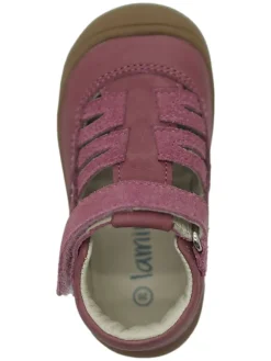 Leder-Halbsandalen in Pink><noscript><img width=