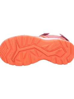 superfit Sandalen·Sandalen^Leder-Halbsandalen in Pink/ Orange