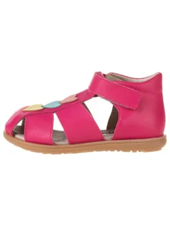 kmins Sandalen|Sandalen·Halbsandalen^Leder-Halbsandalen in Pink