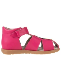 kmins Sandalen|Sandalen·Halbsandalen^Leder-Halbsandalen in Pink