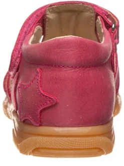 Leder-Halbsandalen in Pink><noscript><img width=