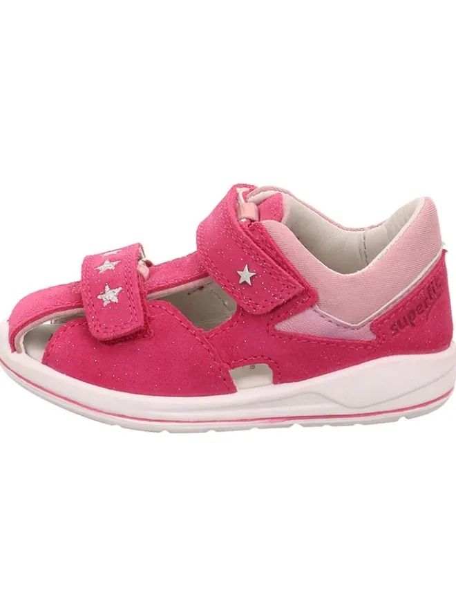 superfit Sandalen^Leder-Halbsandalen in Pink