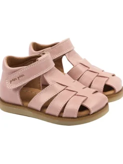 Leder-Halbsandalen in Rosa>POM POM Discount