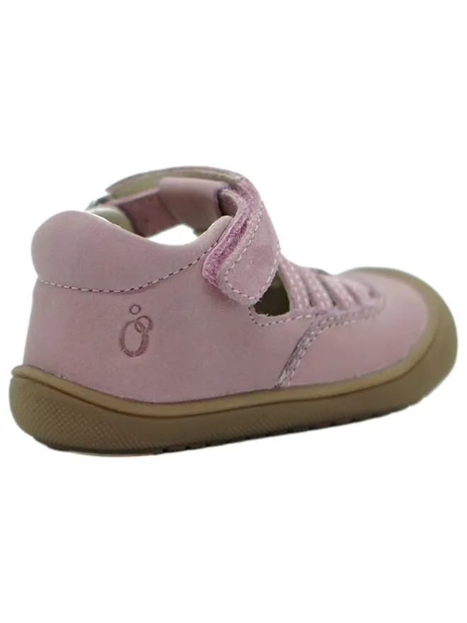 lamino Sandalen|Sandalen·Halbsandalen^Leder-Halbsandalen in Rosa