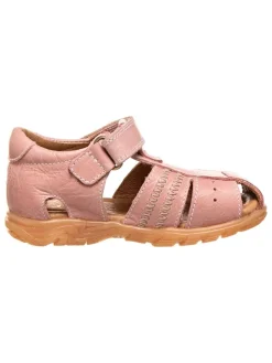 POM POM Sandalen^Leder-Halbsandalen in Rosa