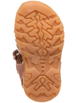 POM POM Sandalen^Leder-Halbsandalen in Rosa