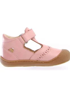Naturino Sandalen^Leder-Halbsandalen in Rosa