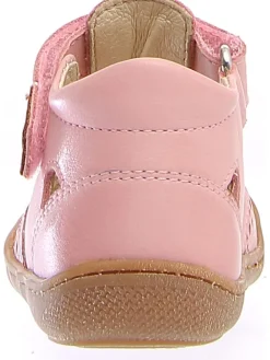 Naturino Sandalen^Leder-Halbsandalen in Rosa