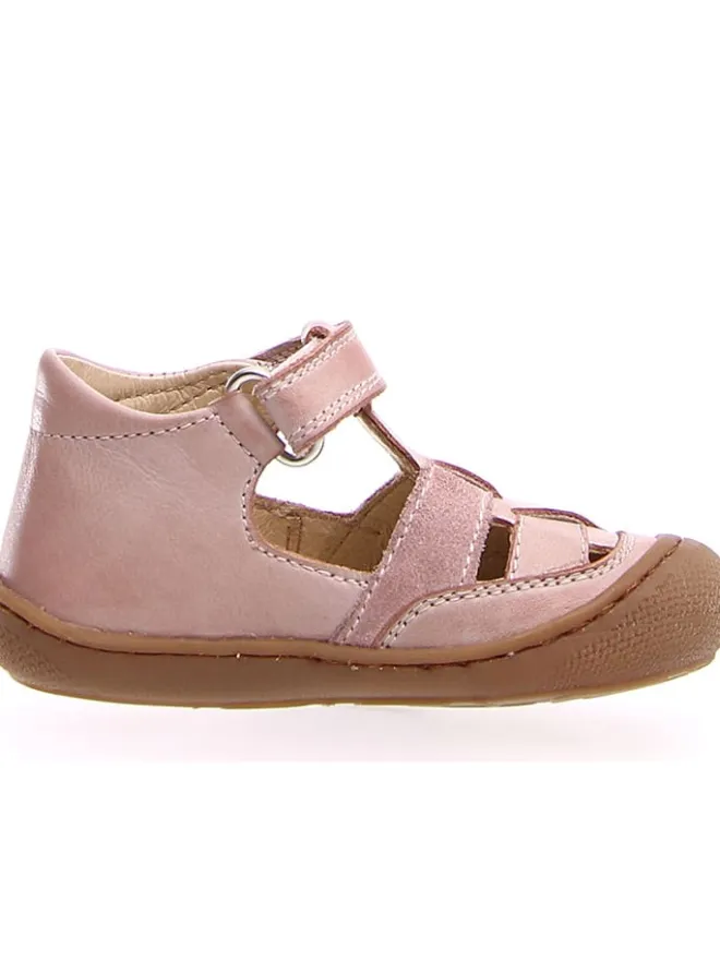 Naturino Sandalen|Sandalen·Halbsandalen^Leder-Halbsandalen in Rosa