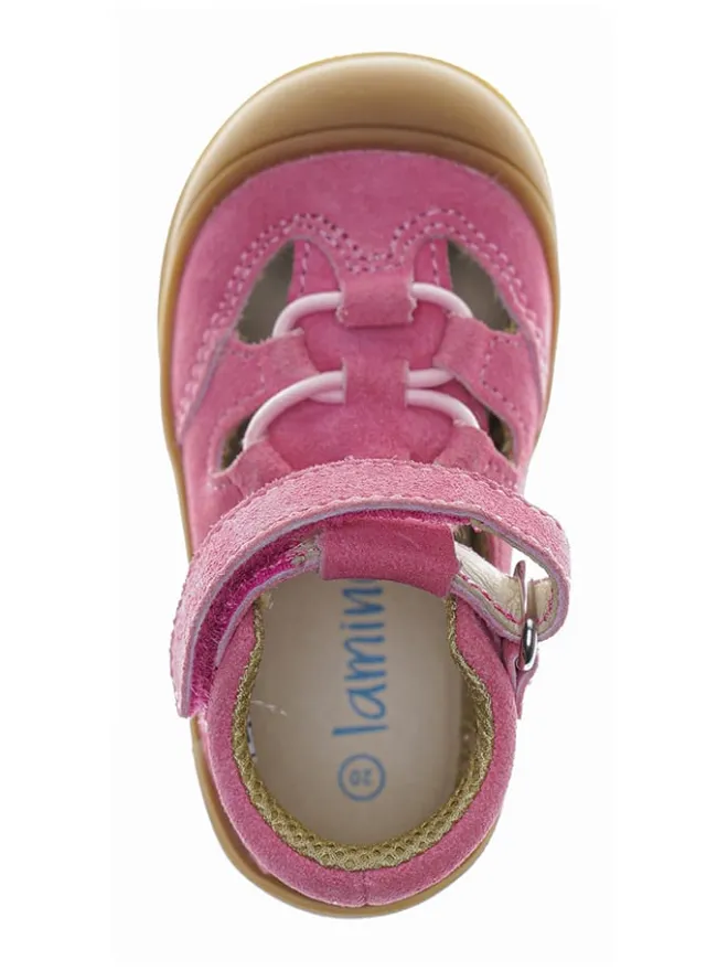 lamino Sandalen·Halbsandalen|Sandalen^Leder-Halbsandalen in Rosa