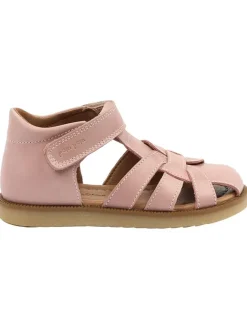POM POM Sandalen·Halbsandalen^Leder-Halbsandalen in Rosa
