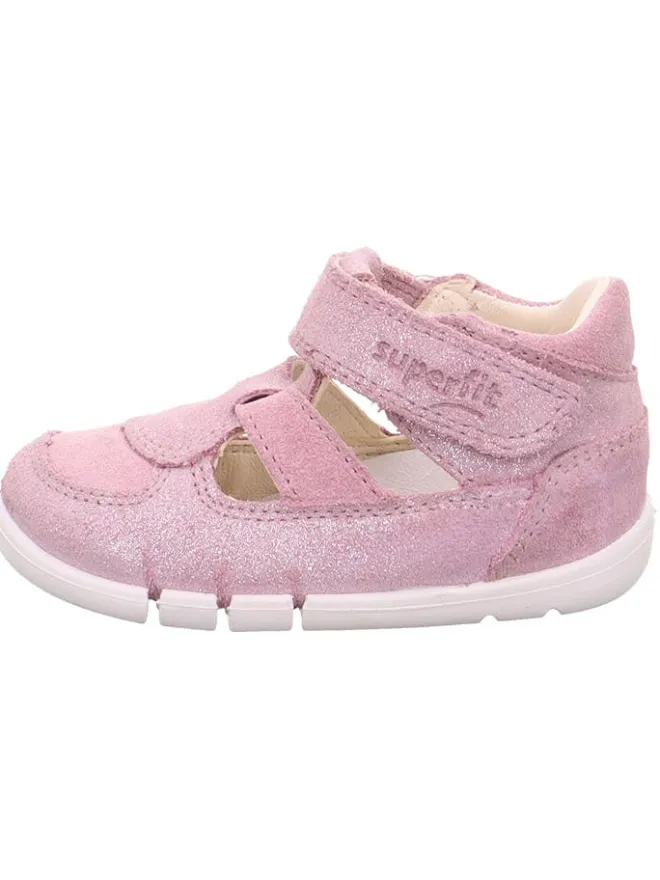 superfit Sandalen^Leder-Halbsandalen in Rosa