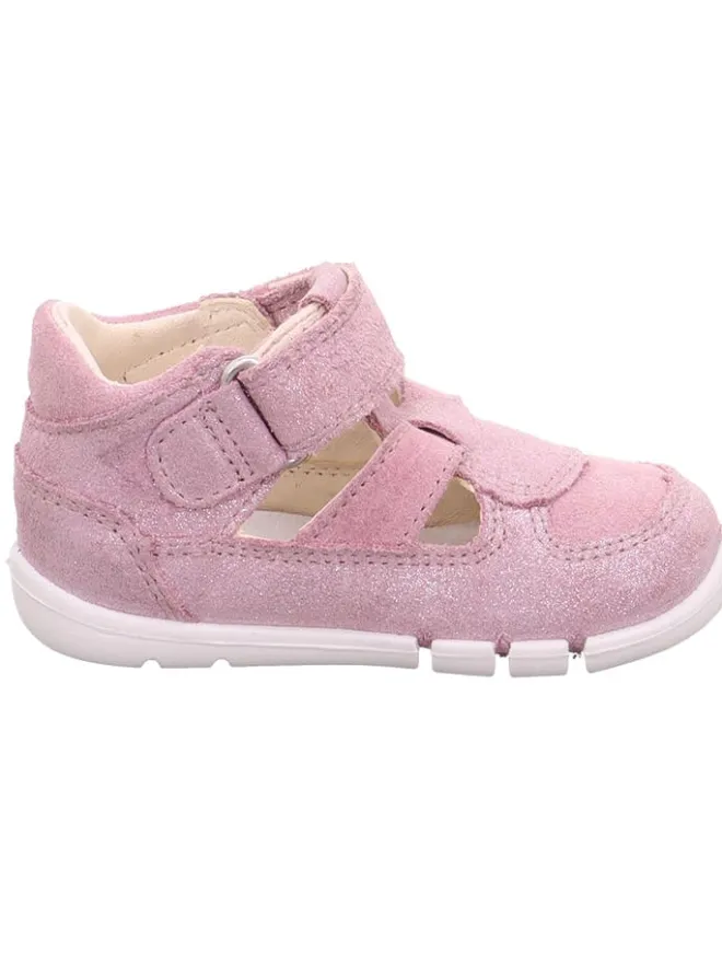 superfit Sandalen^Leder-Halbsandalen in Rosa