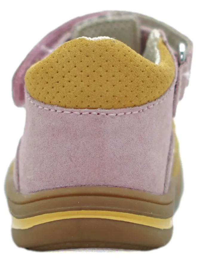 lamino Sandalen^Leder-Halbsandalen in Rosa