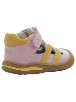 lamino Sandalen^Leder-Halbsandalen in Rosa