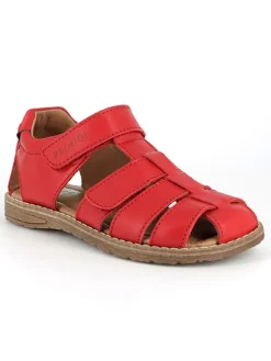 Primigi Sandalen·Halbsandalen^Leder-Halbsandalen in Rot