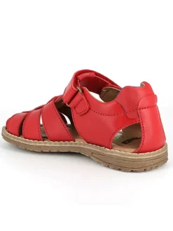Primigi Sandalen·Halbsandalen^Leder-Halbsandalen in Rot