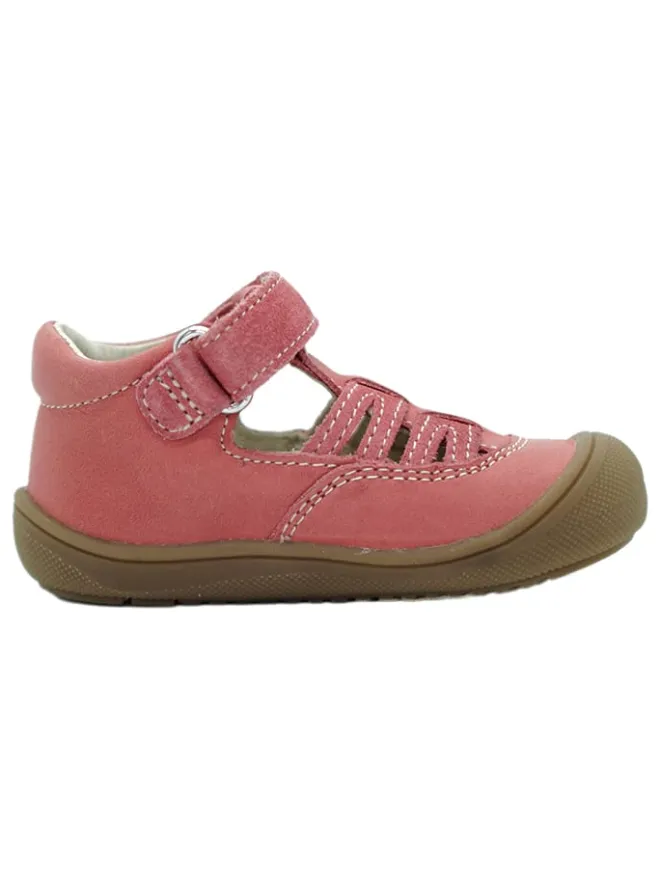 lamino Sandalen^Leder-Halbsandalen in Rot