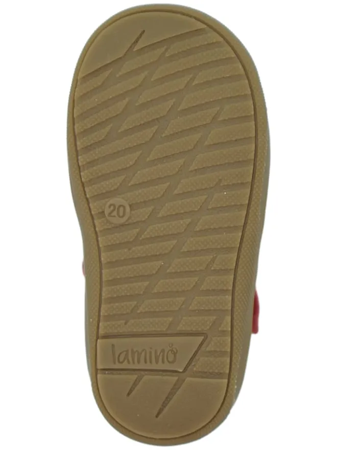 lamino Sandalen^Leder-Halbsandalen in Rot
