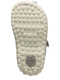 Primigi Sandalen^Leder-Halbsandalen in Taupe/ Dunkelblau