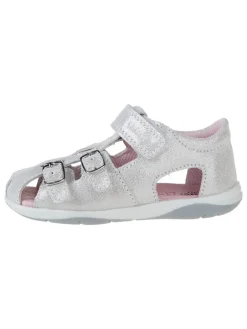Leder-Halbsandalen in Weiß>Richter Shoes Outlet