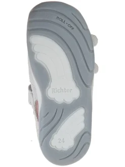Leder-Halbsandalen in Weiß><noscript><img width=