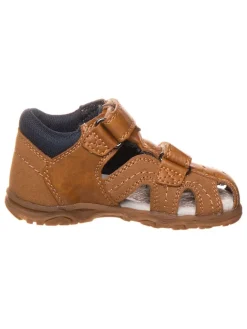 Lurchi Sandalen|Sandalen·Halbsandalen^Leder-Halbsandalen "Jonathan" in Hellbraun