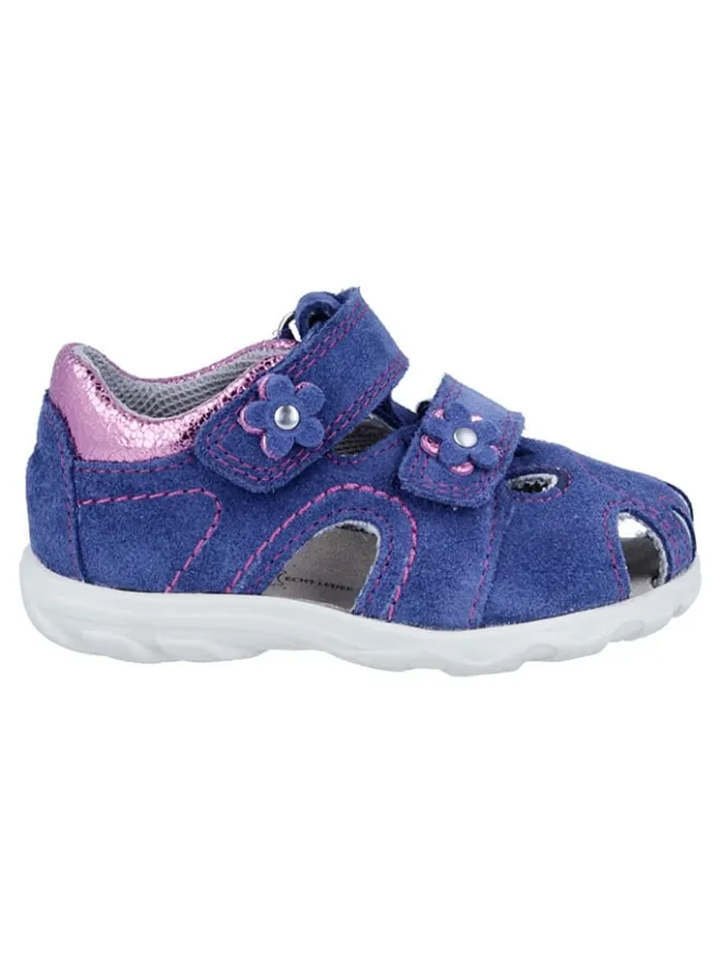 Richter Shoes Sandalen·Halbsandalen^Leder-Halbsandalen "Juno" in Blau