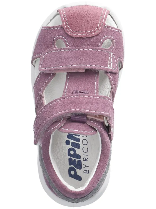 PEPINO Sandalen·Halbsandalen^Leder-Halbsandalen "Kansi" in Lila