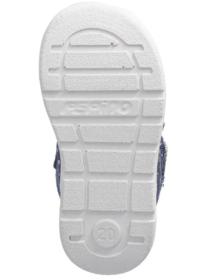 PEPINO Sandalen^Leder-Halbsandalen "Kasi" in Dunkelblau