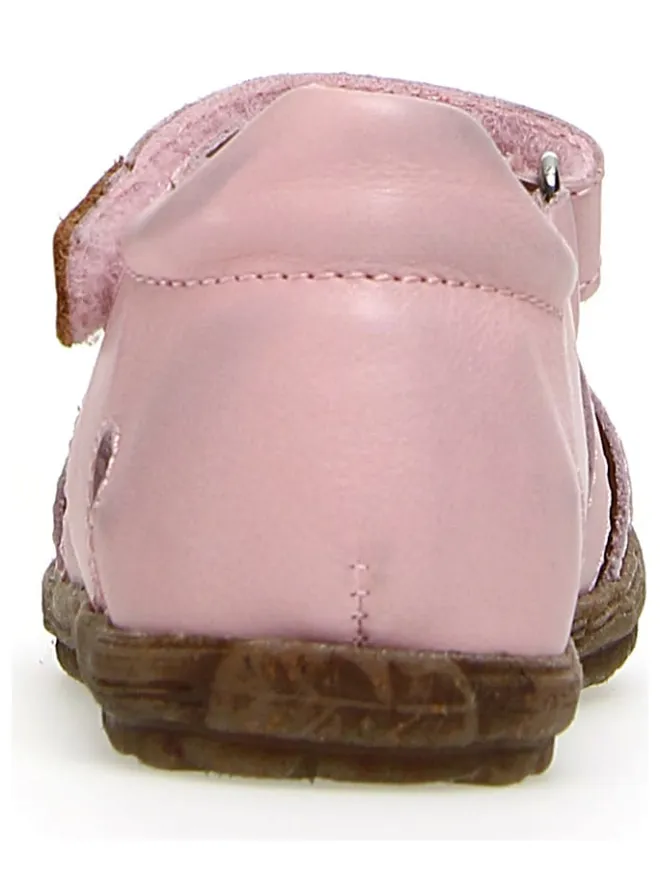 Leder-Halbsandalen "Lagoon" in Rosa>Naturino Outlet
