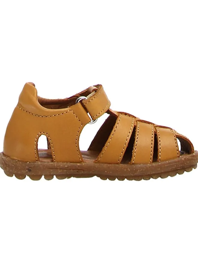 Leder-Halbsandalen "Lagoon" in Hellbraun>Naturino Outlet