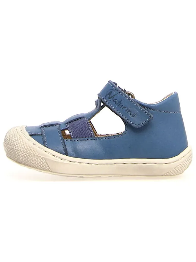 Naturino Sandalen^Leder-Halbsandalen "Langen" in Blau