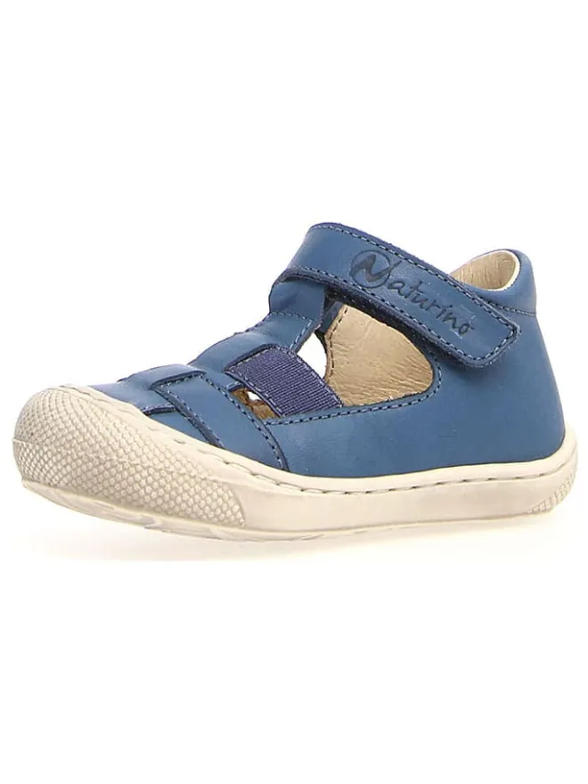Naturino Sandalen^Leder-Halbsandalen "Langen" in Blau
