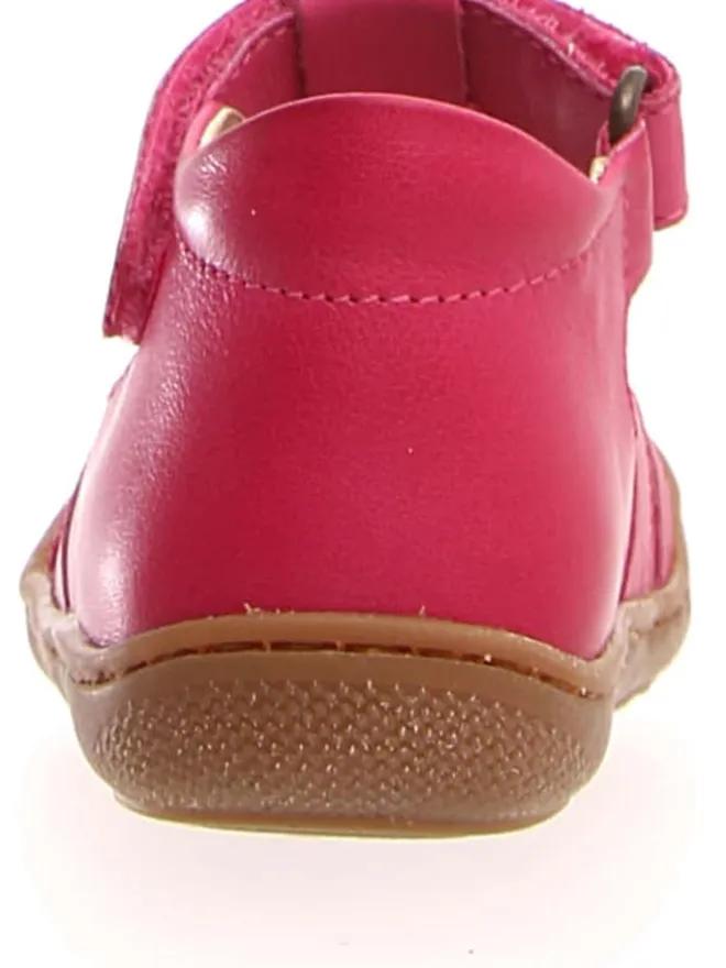 Leder-Halbsandalen "Maggie" in Pink>Naturino Clearance