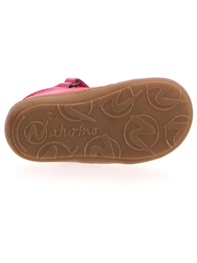 Leder-Halbsandalen "Maggie" in Pink>Naturino Clearance