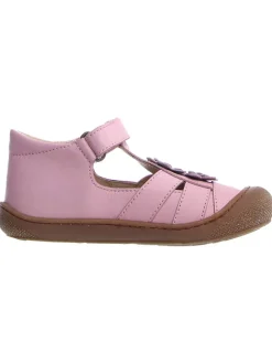 Leder-Halbsandalen "Maggy" in Rosa>Naturino Clearance