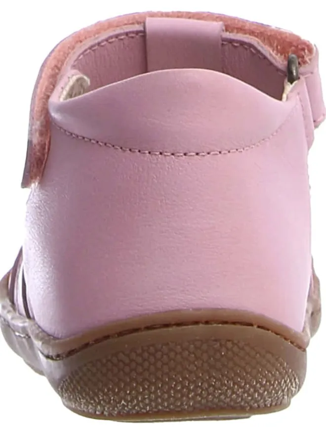 Leder-Halbsandalen "Maggy" in Rosa>Naturino Clearance