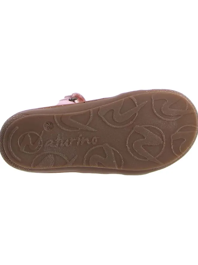 Leder-Halbsandalen "Maggy" in Rosa>Naturino Clearance