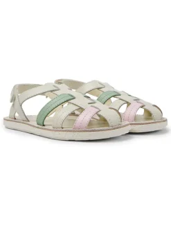 Camper Sandalen·Halbsandalen^Leder-Halbsandalen "Miko" in Creme